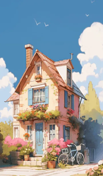 [LINE着せ替え] 素敵な家の画像1