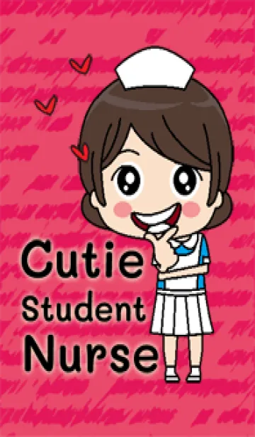 [LINE着せ替え] Cutie Student Nurse Themeの画像1