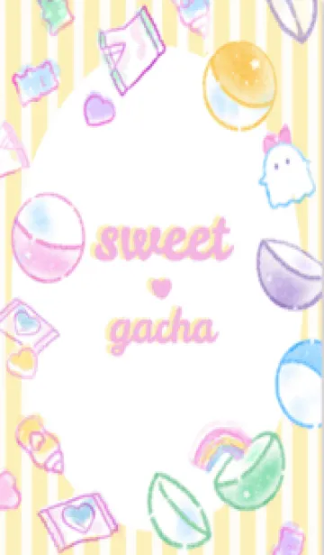 [LINE着せ替え] sweet gacha おばけちゃんの画像1