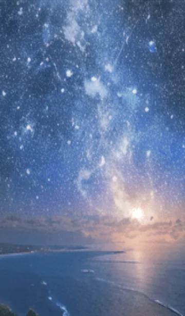 [LINE着せ替え] 銀河の冬空 #MP026。の画像1