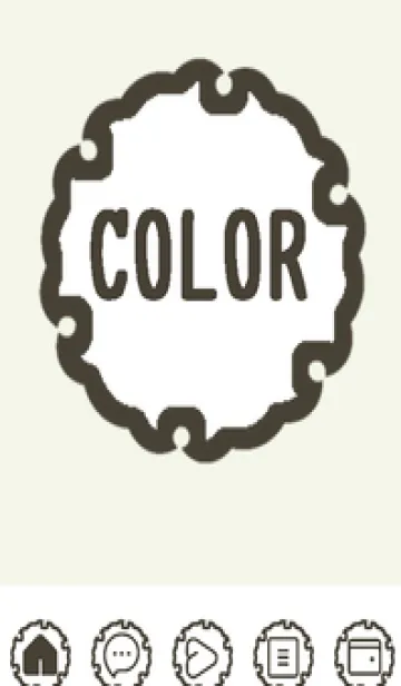 [LINE着せ替え] green color G93の画像1