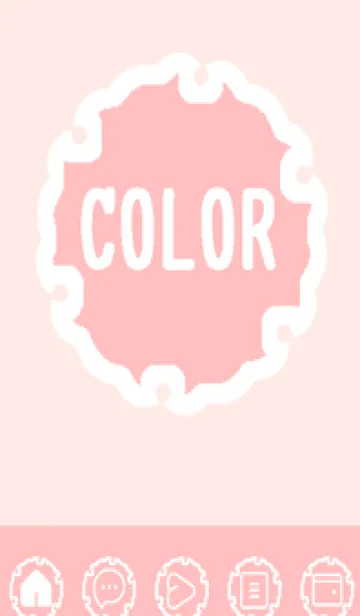 [LINE着せ替え] pink color G47の画像1