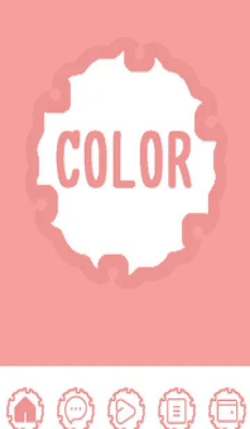 [LINE着せ替え] red color G46の画像1