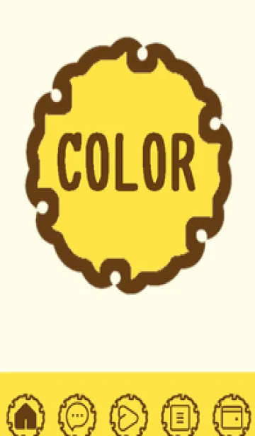 [LINE着せ替え] yellow color G47の画像1