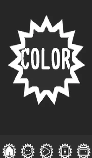 [LINE着せ替え] bw color H47の画像1