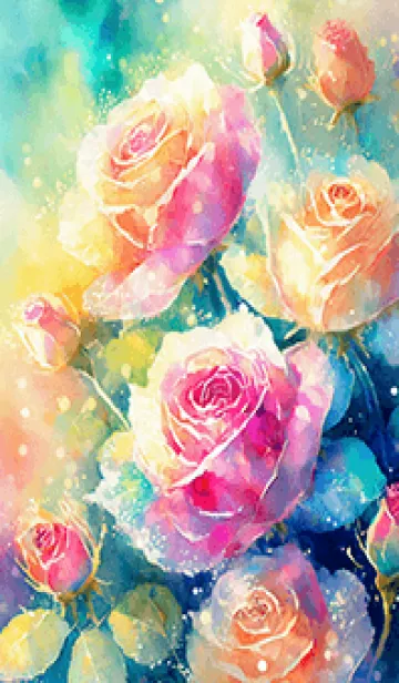 [LINE着せ替え] 薔薇(バラ)の花の着せかえ(R1255)の画像1