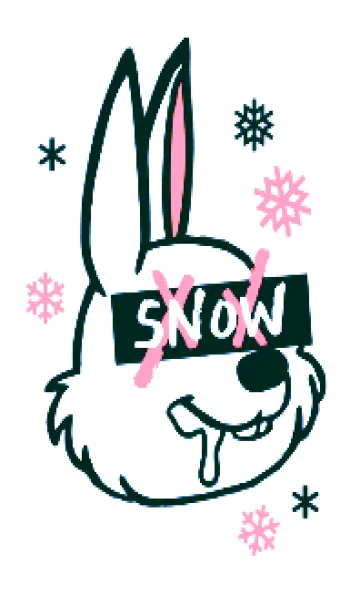 [LINE着せ替え] スノーラビット .32の画像1