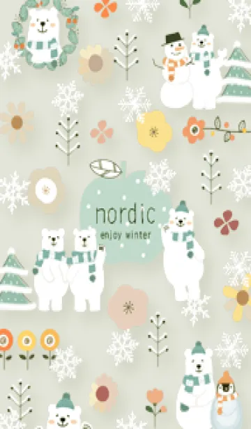 [LINE着せ替え] green♡お洒落な冬07_1の画像1