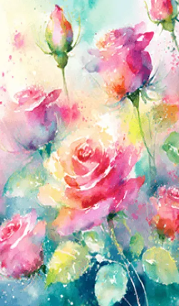 [LINE着せ替え] 薔薇(バラ)の花の着せかえ(R1256)の画像1