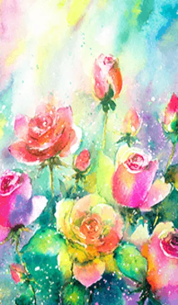 [LINE着せ替え] 薔薇(バラ)の花の着せかえ(R1262)の画像1