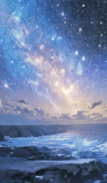 [LINE着せ替え] 銀河の冬空 #MP014。の画像1