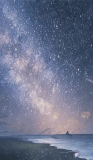 [LINE着せ替え] 銀河の冬空 #MP013。の画像1