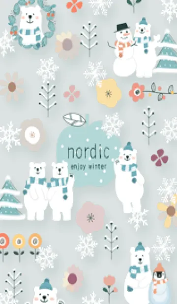 [LINE着せ替え] bluegreen♡お洒落な冬06_1の画像1