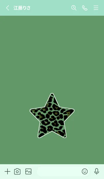 [LINE着せ替え] レオパード スター 234の画像2