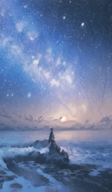 [LINE着せ替え] 銀河の冬空 #MQ118。の画像1