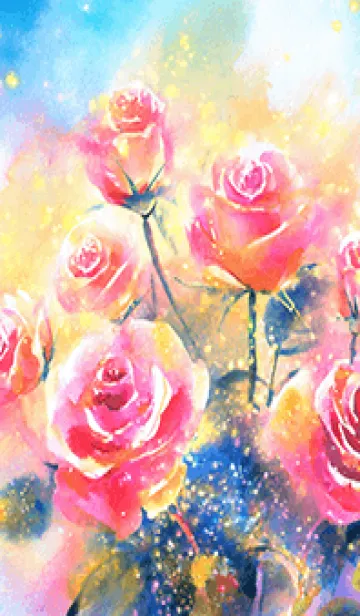 [LINE着せ替え] 薔薇(バラ)の花の着せかえ(R1270)の画像1