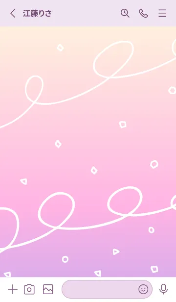 [LINE着せ替え] 図形とクルクル2の画像2