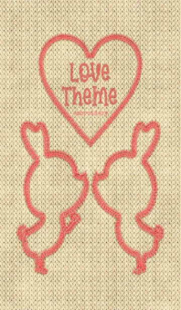 [LINE着せ替え] Love Theme Embroidery 35の画像1