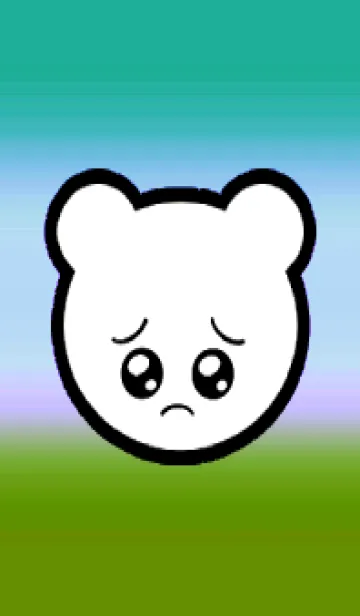 [LINE着せ替え] ぴえん くま 122の画像1