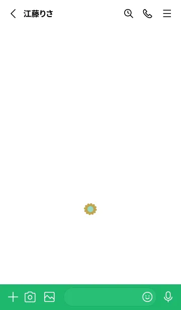 [LINE着せ替え] ミニ フラワー __107の画像2