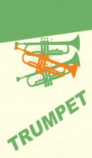 [LINE着せ替え] Trumpet CLR ナスタチウムオレンジの画像1