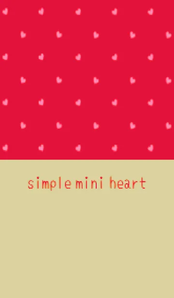 [LINE着せ替え] シンプル ミニ ハート -15の画像1