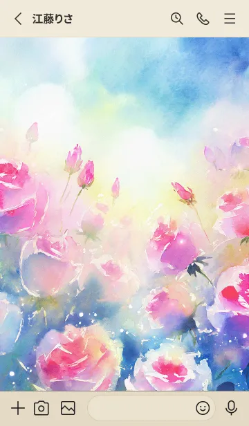 [LINE着せ替え] 薔薇(バラ)の花の着せかえ(R1274)の画像2