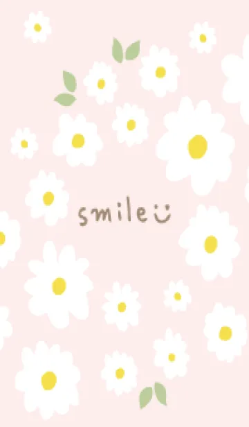 [LINE着せ替え] 白花 斜め3の画像1