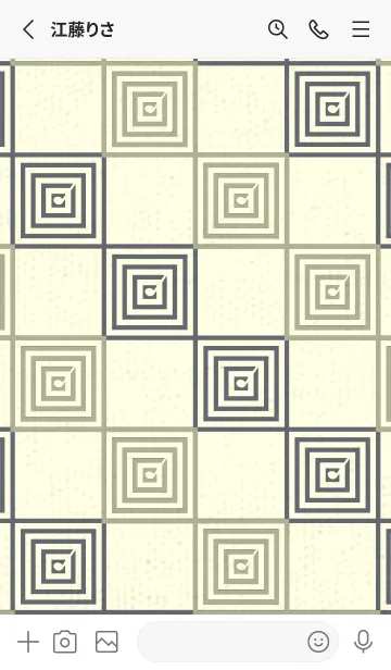 [LINE着せ替え] 和音 市松模様 音符  サローの画像2