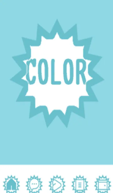 [LINE着せ替え] green color H96の画像1