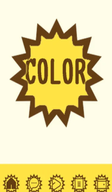 [LINE着せ替え] yellow color H47の画像1