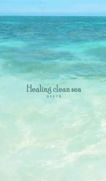 [LINE着せ替え] Healing clean sea 17の画像1