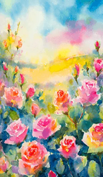 [LINE着せ替え] 薔薇(バラ)の花の着せかえ(R1287)の画像1