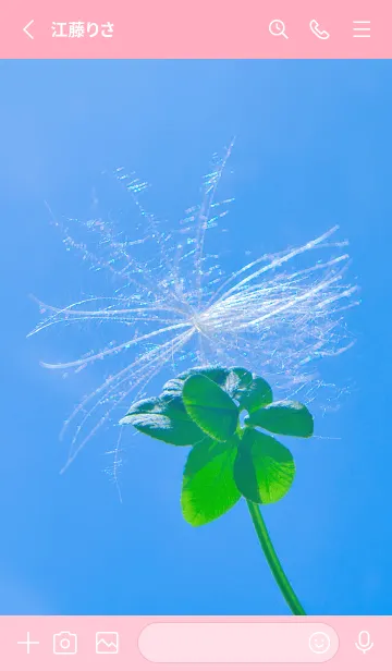 [LINE着せ替え] ケサランパサラン&七つ葉クローバー #5-26の画像2