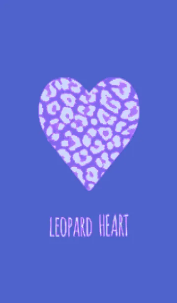 [LINE着せ替え] レオパード ハート 240の画像1