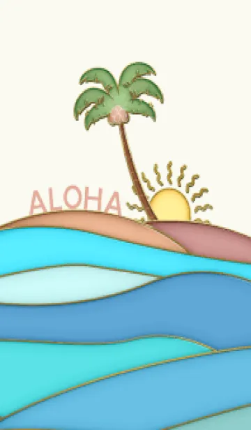 [LINE着せ替え] Enamel Pin Hawaiian Sea 117の画像1