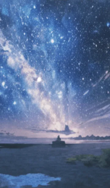 [LINE着せ替え] 銀河の冬空 #MQ128。の画像1