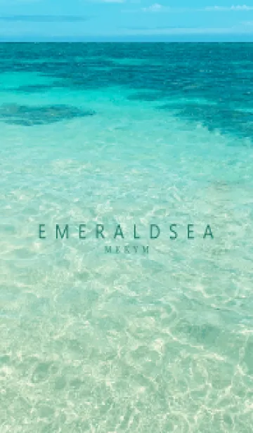 [LINE着せ替え] EMERALD SEA HAWAII-SHELL 9の画像1