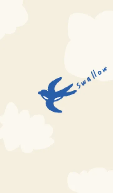 [LINE着せ替え] ツバメ シンプル14の画像1