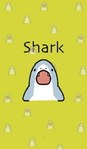 [LINE着せ替え] 黒と黄色 : パクパクサメの着せ替えの画像1