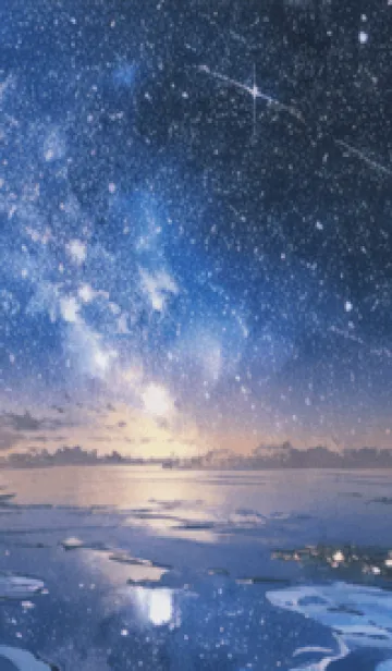 [LINE着せ替え] 銀河の冬空 #MQ124。の画像1