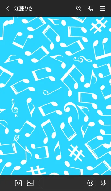 [LINE着せ替え] ミュージック スクワーズ 86の画像2