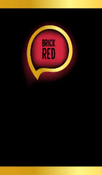 [LINE着せ替え] Brick Red Gold In Black Theme (JP)の画像1