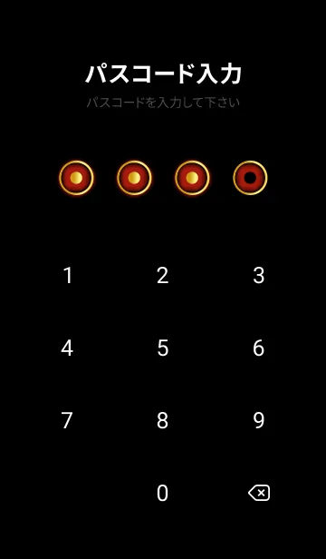 [LINE着せ替え] Apple Red Gold In Black Theme (JP)の画像4