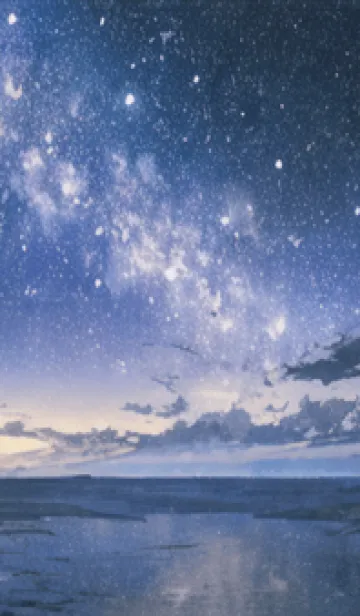 [LINE着せ替え] 銀河の冬空 #MR15。の画像1
