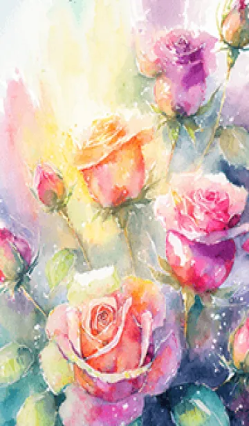 [LINE着せ替え] 薔薇(バラ)の花の着せかえ(R1299)の画像1