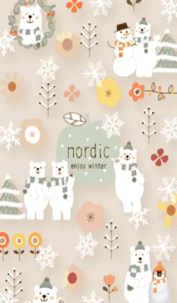 [LINE着せ替え] beige♡お洒落な冬05_1の画像1