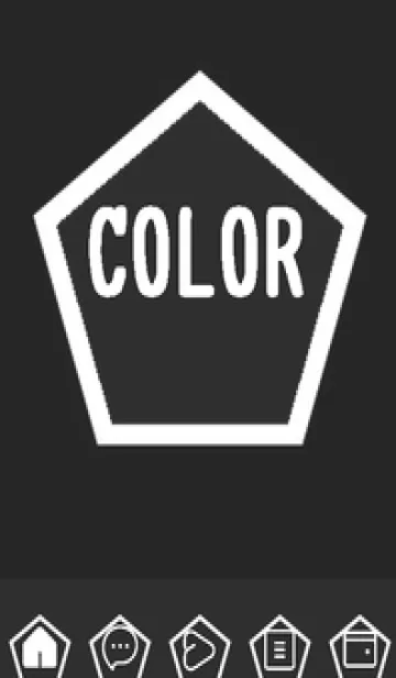 [LINE着せ替え] bw color I47の画像1