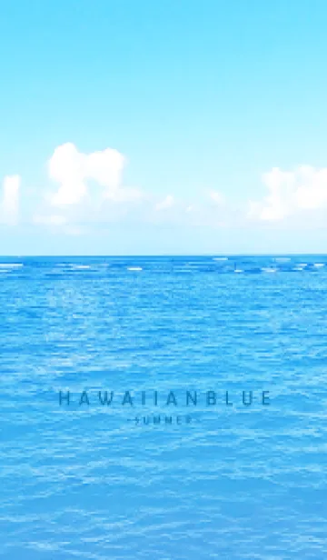 [LINE着せ替え] HAWAIIAN BLUE-SUMMER MEKYM 22の画像1
