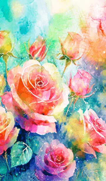 [LINE着せ替え] 薔薇(バラ)の花の着せかえ(R1305)の画像1